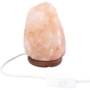 Himalaya Zoutlamp - 100% natuurlijk - 2 KG - 15cm Inclusief aan/uit schakelaar