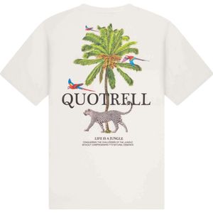 Quotrell Heren T-shirt Bruin TH42552/9223 Jungle T-Shirt