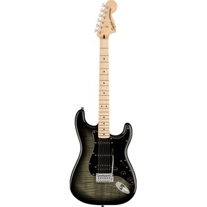 Squier Affinity Stratocaster FMT HSS, Black Burst MN - Elektrische gitaar - zwart