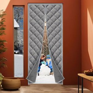 Magnetisch warmtewerend gordijn voor deuren, 70 x 200 cm, warmtewerend gordijn, thermisch deurgordijn, waterdicht, koudebescherming, winddicht, huisdiervriendelijk, voor balkondeuren,