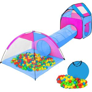 TecTake Iglo Kindertent met Ballenbak Inclusief 200 Ballen - Speeltent