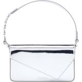 HUGO Schoudertas Koppeling Mel Clutch Silver Zilverkleurig