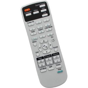 Afstandsbediening geschikt voor de EPSON H491A beamer, vervangt 1566064 / 156606400 / 1566062 / 156606200