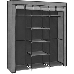 Segenn's Kledingkast - kledingrek - Garderobe - Kast - met kledingstaven - opvouwbaar - 150 x 45 x 175 cm