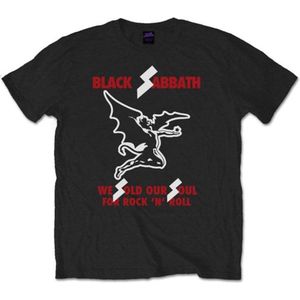 Black Sabbath - Sold Our Soul Heren T-shirt - XXL - Zwart
