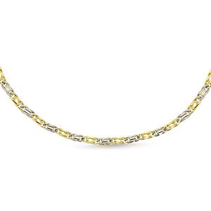 Juwelier Zwartevalk - 14 karaat gouden bicolor ketting ZV 1327/60cm