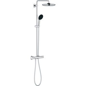 Grohe Vitalio Start System 250 Quickfix regendoucheset Start met handdouche en thermostaatkraan 2 standen chroom