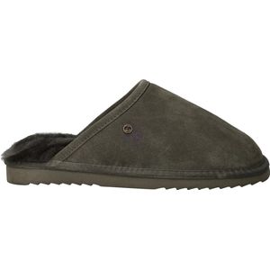 Warmbat Classic Unisex Suede Heren Sloffen - Olijfgroen - Maat 46