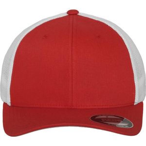 Urban Classics - Flexfit Mesh 2-tone Trucker pet - Rood/Wit