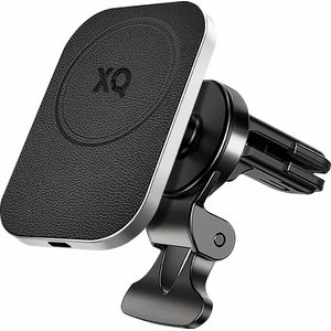 Xqisit Magnetic Car Charger Passieve houder Mobiele telefoon/Smartphone Aluminium, Zwart