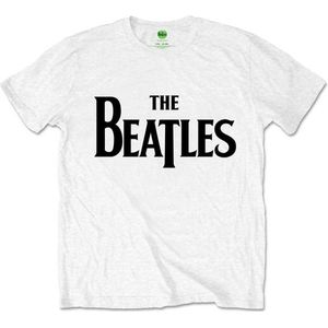 The Beatles - Drop T Logo Kinder T-shirt - Kids tm 10 jaar - Wit