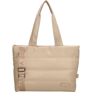 Zebra Trends Evie Shopper / Laptoptas - 15,6 inch - Lichttaupe