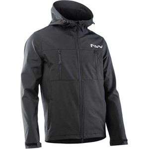 Northwave Easy Out Softshell Jas Zwart M Man