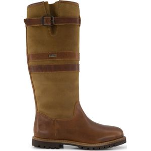 Travelin' Lindau Dames - Leren outdoorlaars - Waterdicht en Ademend - Laarzen Cognac Leer