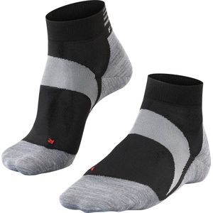FALKE BC6 Short anti-blaar lyocell functioneel materiaal fietssokken unisex zwart - maat 42-43