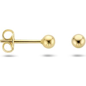 Marie Celeste oorknoppen bol - 3 mm - Goud