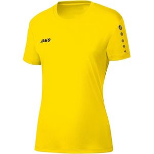 Jako - Jersey Team Women S/S - Shirt Team KM dames - 36 - Geel