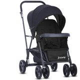 Joovy Caboose Graphite Stand On Tandem buggy - Zwart - Duo buggy - Dubbele buggy