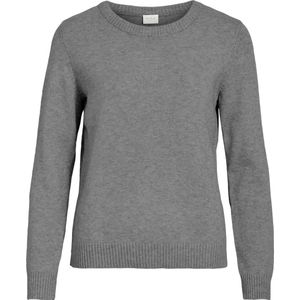 VILA VIRIL O-NECK L/S KNIT TOP - NOOS Dames Trui - Maat XS