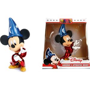Jada Toys - Disney - Mickey Mouse Sorcerer's Apprentice - Metaal - 15 cm + 5 cm - Actiefiguur