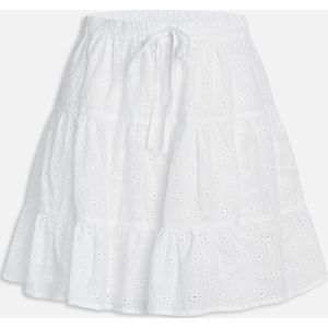 Sisters Point - Skirt - Broderie - White - Maat XL