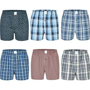 MG-1 Wijde Boxershorts Heren Multipack Assorti Mix D800 - Maat M - Losse boxershort heren