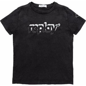 Replay Sb7404.054.23120m T-shirt Met Korte Mouwen Zwart 12 Years Jongen