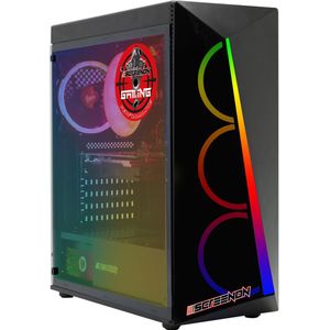 ScreenON - Allround Game Computer RGB - Ryzen 9 - RTX 3050 - 16GB - 512GB SSD - Windows 11 Pro + WiFi & Bluetooth