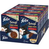 Felix Soup Filets Farm Selectie - Kattenvoer Natvoer - Rund Kip & Lam - 48 x 48 g