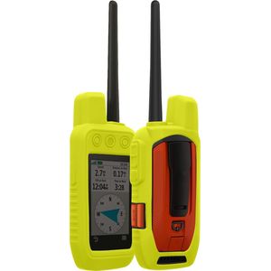 kwmobile Hoesje - Garmin Alpha 200i - Back Cover Neon Geel