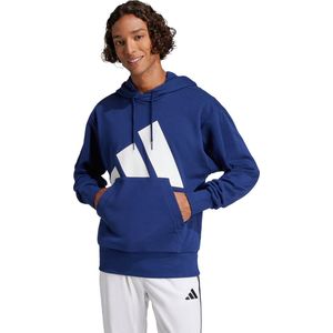 adidas Sportswear Essentials Big Logo French Terry Hoodie - Heren - Blauw