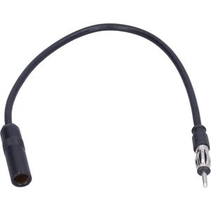 Antenneverlengkabel - FM-radio-antenneverlengkabel - Autoradioaccessoire - Universeel - Auto - Zwart .