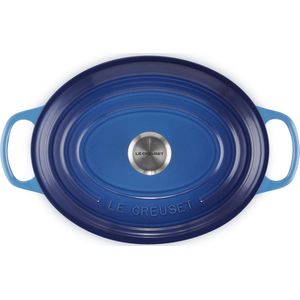 Le Creuset Braadpan Signature - Ovaal - Azure - ø 27 cm / 4.1 liter