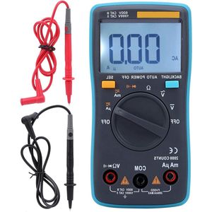 Handheld Digitale Multimeter AC DC Voltmeter AmpèRemeter - Automatische Bereikmultimeter Met LCD Achtergrondverlichting - Voor Thuis IndustriëLe En Automobielapparatuur .