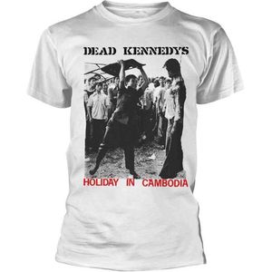 Dead Kennedys Heren Tshirt -XXL- Holiday In Cambodia Wit