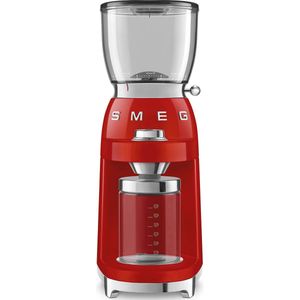 SMEG CGF11RDEU - Elektrische koffiemolen - Rood - 30 maalstanden