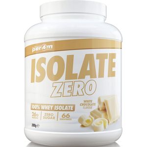 Per4m Whey Isolate Zero (2000g) White Chocolate - Eiwitten - Wei-eiwit isolaat