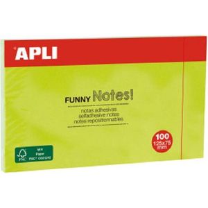 APLI NOTES 125X75 - GROEN - 100 VEL