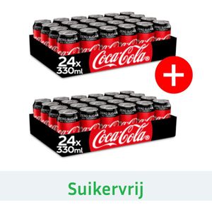 Coca Cola Zero pack blik 2x 24x330 ml EU