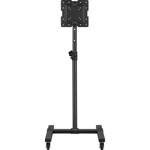 Furnibellaa - TV standaard mobiele voet voor 13  42 inch plasma/LCD/LED TV trolley in hoogte verstelbaar & stabiel Home Display trolley met wielen in hoogte verstelbaar draaibaar draaibaar draaibaar