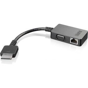 Lenovo kabeladapters/verloopstukjes ThinkPad Onelink + To VGA/RJ45 adapter