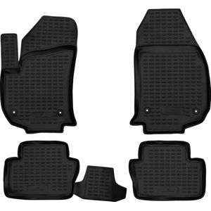 Walser Rubberen Voetmatten XTR geschikt voor Opel Zafira B/Zafira Family B (A05) 2005 - 2019