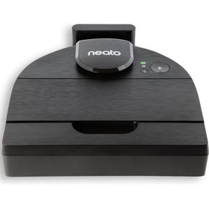 Neato® D9 Intelligente Robotstofzuiger - D-vormig Design, HEPA-filter, Lasermapping-navigatie - Bediening via App - 200 Minuten Looptijd met Automatisch Opladen/Hervatten - Zwart