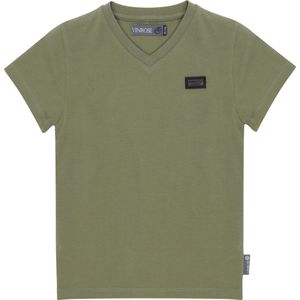 Vinrose Jongens T-shirt Olive Green - Maat 122/128