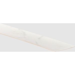 Trapverbouwing.nl - Traprenovatie kantenband - Laminaat – Witte Marmer - 0,6x40cm