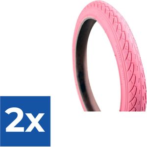 Deli Tire Buitenband SA-206 18 x 1.75 roze - Voordeelverpakking 2 stuks