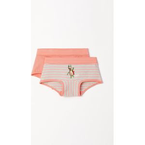 Woody boxer meisjes - roze -schildpad - 231-1-SHE-Z/055 - maat 152