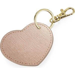 Sleutelhanger hart rose gold - Accessoires voor tassen