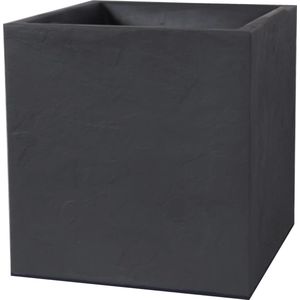 Pot vierkant kunststof 40 x 40 x 40 cm - BR. T SX1 - Plastiques Volcania 13730