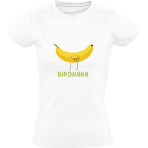 Birdnana Dames T-shirt - vogel - banaan - grappig